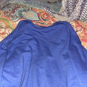 Basic blue pullover